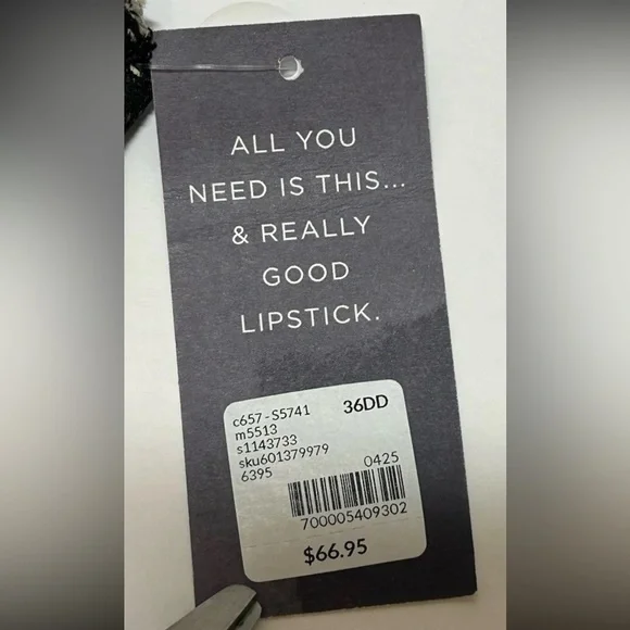 Cacique Black Lace Underwire Bra - Picture 4 of 6